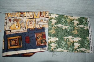Debbie Mumm The Word Fabric Sewing Quilting Craft Half Yard Teddy Trees Angel - Picture 1 of 10
