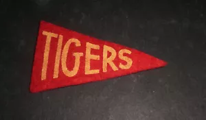 1930's DETROIT TIGERS MINI FELT PENNANT - VINTAGE - Picture 1 of 1