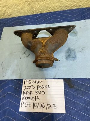 2003 Polaris Rmk 800 Exhaust Manifold Header Pipe 145 - Image 1 of 4