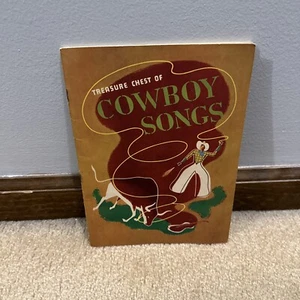 Vintage 1935 Treasure Chest of Cowboy Songs Music Songbook - Picture 1 of 4