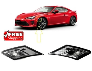 For 11 20 Scion FR-S Side Marker Smoke Bumper Signal Lights Set Left Right - Picture 1 of 4