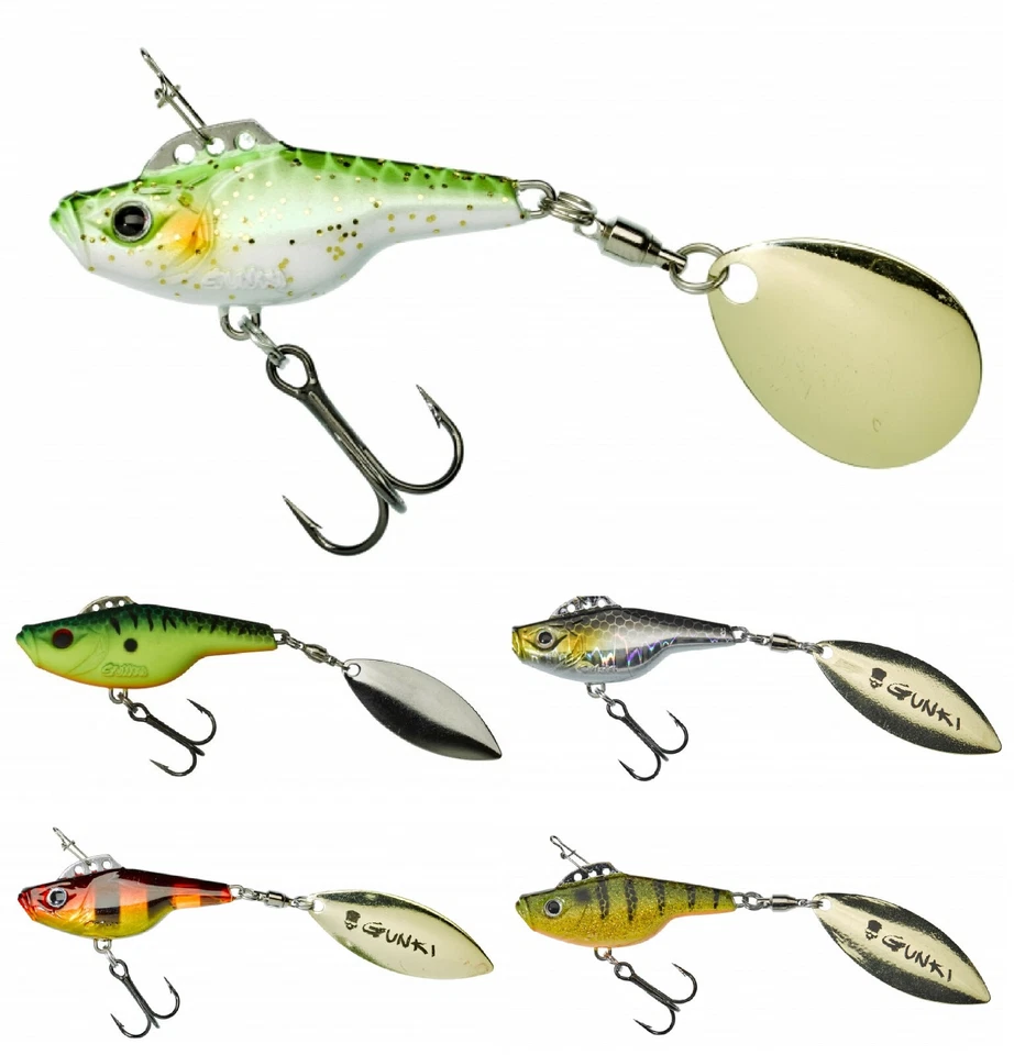 Gunki Jiger 35 42 55 S Jigspinner Jig Tail Jigging Spinner Bait Jigger Zikade - Bild 1 von 1