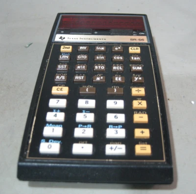 Techn.- wissenschaftl. Taschenrechner Texas Instruments SR-56 ungeprüft - Bild 1 von 4