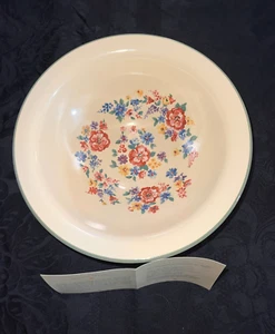 Vintage Longaberger Spring Floral Pottery Collection Bowl 11.5" - Picture 1 of 6