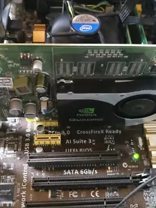 Nvidia Quadro FX370 256MB PCI-e Dual DVI Video Card - Picture 1 of 4