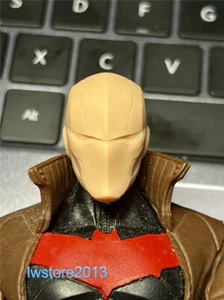 1:12 Red Hood Robin Head Sculpt Carved For 6inch Male Action Figure Body Toys - Picture 1 of 6