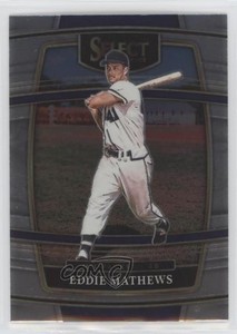 2022 Panini Select Concourse Eddie Mathews #87 HOF