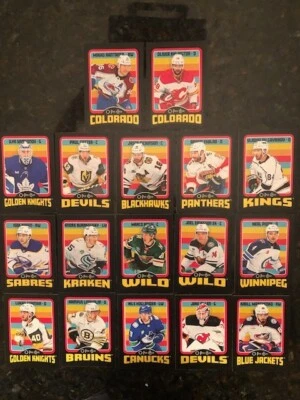 2024-25 O-Pee Chee OPC Hockey RETRO BLACK BORDER #/100 - YOU U PICK COMPLETE SET - Image 1 of 4