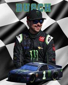 Nascar Lithographie Druck von Kurt Busch - Bild 1 von 1