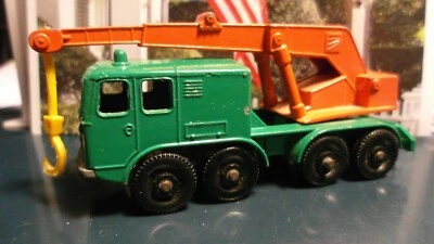 Matchbox Lesney emitido 1965 # 30C-2 grúa de ocho ruedas radiocontrol Foto 1 de 4
