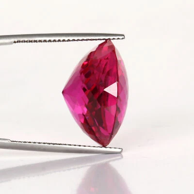 30. Carat Round Cut Lab-Created Red Ruby Loose Gemstone For Ring Making - Image 1 of 3