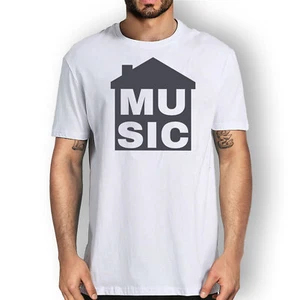 Music Lovers House Of Music T-shirt Music Novelty graphic tees Musician tshirt - Picture 1 of 14