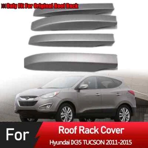 For Hyundai IX35 TUCSON 2011-2015 Roof Rack Cover Luggage Bar Rail End Shell - Picture 1 of 16