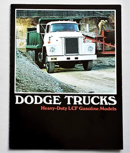 ORIGINAL 1973 DODGE HEAVY DUTY BENZIN LCF LKW PROSPEKT ~ 6 SEITEN ~ 8,5" X 11" - Bild 1 von 6