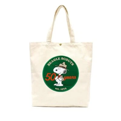 Bolso de Mano Snoopy Peanuts 50 Años Beagle Scouts Lona  Foto 1 de 3
