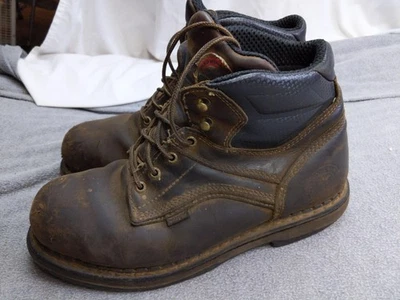 Irish Setter Work Boots Mens Size 10.5 Steel Toe ASTM EH 413-11 Leather Shoes - Image 1 of 4