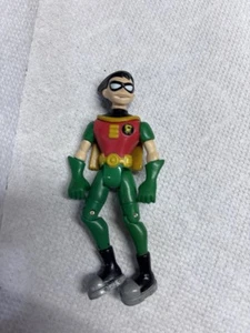 Teen Titans Go! Robin Vs Slade Bandai 3,5" DC Comics Super Posable 2004 - Imagen 1 de 4