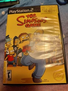 The Simpsons Game PlayStation 2 (EA 2007 PS2) - Picture 1 of 4