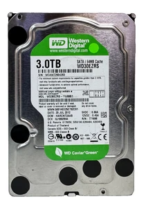 Western Digital Caviar Green WD30EZRS 3TB 3.5" SATA III 6Gb/s HDD, TESTED - Picture 1 of 3