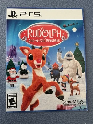 Tarjeta de exhibición de estante de tienda minorista promoción reno nariz roja Rudolph SOLO 2026 PS5 Foto 1 de 4