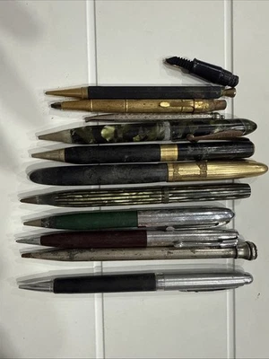 Lote de 11 bolígrafos y lápices DE COLECCIÓN Wahleversharp, parker, Sheaffers, Stik y más Foto 1 de 4