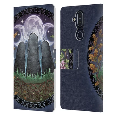 BRIGID ASHWOOD CELTIC WISDOM 3 LEATHER BOOK CASE FOR MICROSOFT NOKIA PHONES - Image 1 of 4