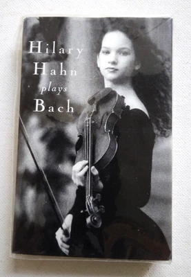 Hilary Hahn Plays Bach 1997 Cassette Single Promo New Sealed Super Rare violin - Image 1 of 4