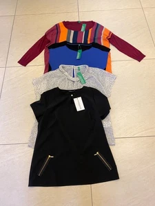 ++ Benetton/Ambigante  Bluse Langarm Kurzarm 4 St. Gr. M/38-40 *NEU mit Etikett* - Bild 1 von 11