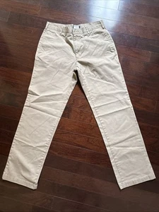 Land's End Khaki Pants 31/30 School Uniform Men's Boys - Picture 1 of 5