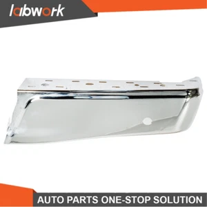 Labwork Steel Rear Bumper End Cap For 2015-2020 Ford F150 W/Sensor Holes Right - Picture 1 of 11