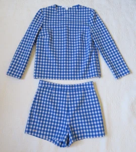 DIANE VON FURSTENBERG GISELLE TOP AND SHORTS SET, SZ 4 - Picture 1 of 14