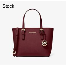 Michael Kors Jet Set Travel Extra-Small Saffiano Leather Top-Zip Tote Bag NWT