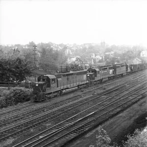Penn Central (PC) - SD45 - #6207 - Original B&W negative - Picture 1 of 1