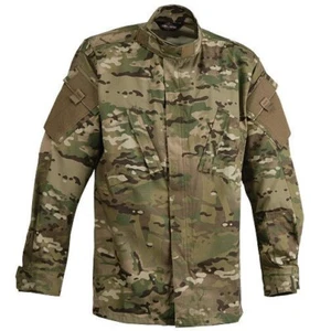 NWT X-SMALL REG TRU-SPEC TACTICAL RESPONSE UNIFORM L/S SHIRT 1298 MULTICAM XS - Picture 1 of 2