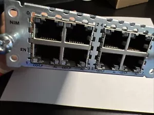 Cisco NIM-8MFT-T1/E1 -- 8 Port Multiflex Trunk Voice -- Tested - Bild 1 von 3