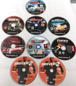 LOT PS2 Need for Speed: Hot Pursuit 2, Burnout 2, Top Gun MORE Sony Playstation - Picture 1 of 9