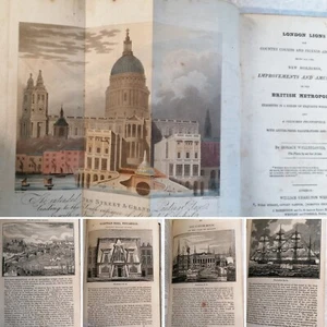 1826 Rare LONDON LIONS BRITISH METROPOLIS beautiful col frontispiece WELLBELOVED - Picture 1 of 10