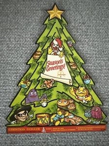 Adorno giratorio de cartón colgante árbol de Navidad McDonald’s 1982 Canadá raro - Imagen 1 de 7