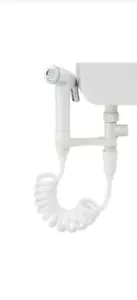 Toilet Seat Attachment Fresh-Water Pull Tube Bidet Spray Kit Handheld Shattaf - Picture 1 of 6