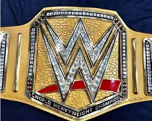 Universal Championship Title Belt Wrestling Belt Adult Size Replica 2MM Golden 