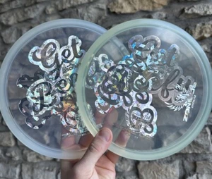 2 New Discraft Zone OS Brodie Smith CryZtal Flx Get Beefy Misprint Money Foil $$ - Picture 1 of 2