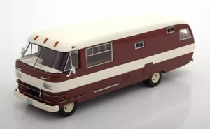 Dodge Travco Brown White 1963 Roof Neo 46308 1/43 USA Camping Car Resin Model - Picture 1 of 3