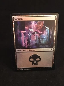 MTG Kamigawa Neon Dynasty Swamp Foil 288/302 Magic the Gathering - Picture 1 of 4