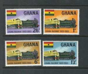 Ghana SC # 156-159 60th Anniversary Of Ghana Rail Road . MNH - Picture 1 of 1