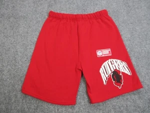 VINTAGE Rutgers Scarlet Knights Shorts Mens Medium Red College Football TNT - Picture 1 of 14