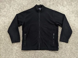 Patagonia Hombre Synchilla Chaqueta Polar Negra Grande Cremallera Completa Suéter - Imagen 1 de 14