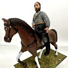 Civil War Confederate Army General Mounted Officer Military Plastic Toy Soldier