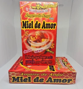 MIEL DE AMOR PERFUME / HONEY OF LOVE WITH PHEROMONES AMARRE DE AMOR LOVE - Picture 1 of 3