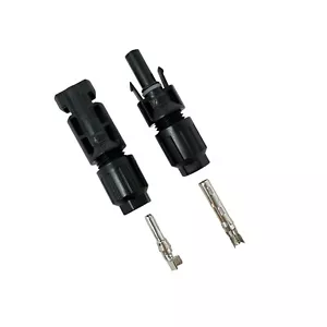 MC4 Compatible Connectors Pair Waterproof Solar Panel Cable 4mm² -6mm² - IP67 - Picture 1 of 6