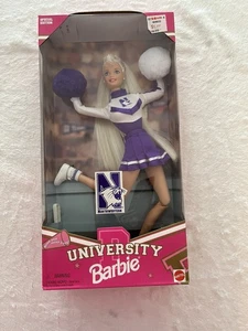 Northwestern University Cheerleader Barbie Puppe, Mattel, Special Edition Vintage - Bild 1 von 2